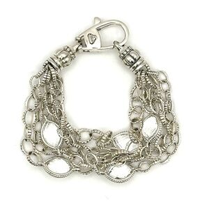 Lagos Quartz Silver Multistrand Bracelet